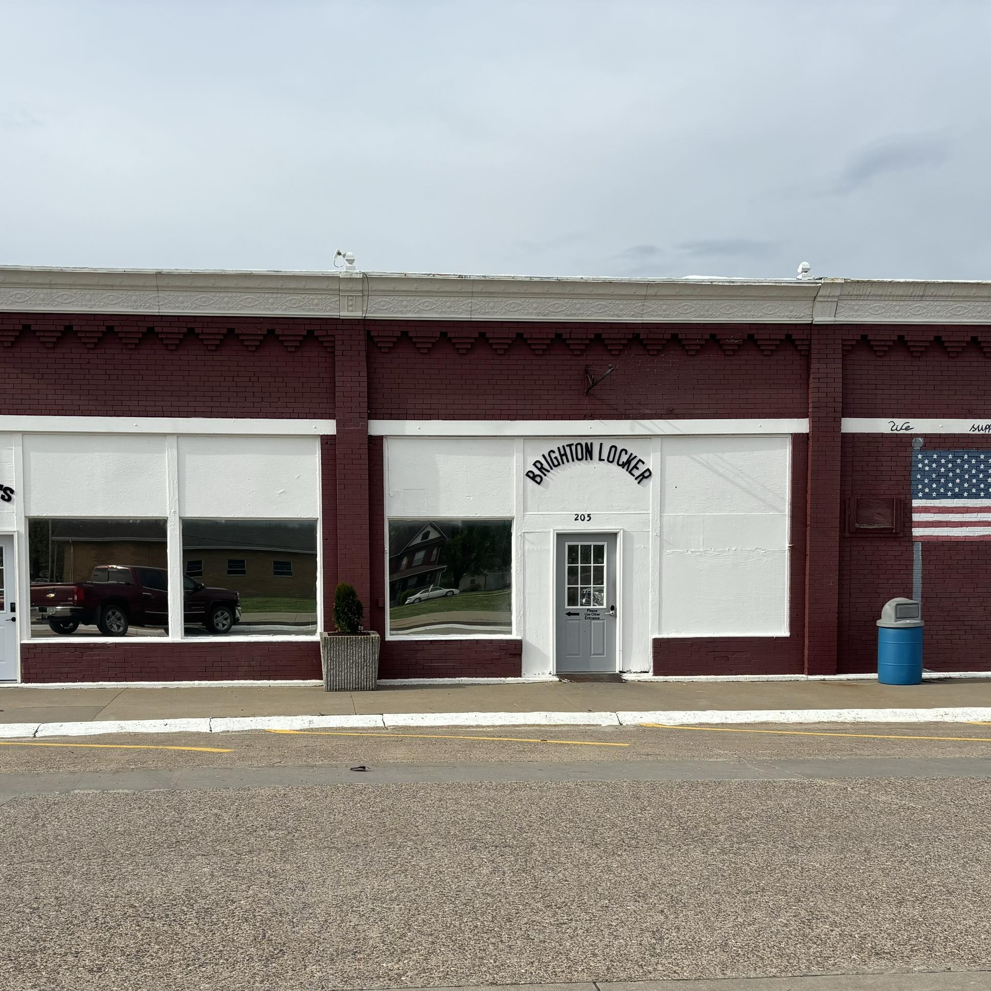 Brighton Locker storefront — Brighton, Iowa